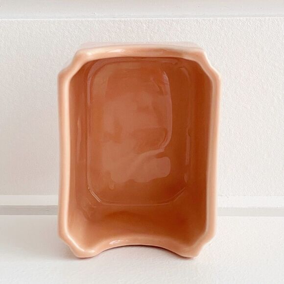 Fiesta Homer Laughlin Retired Apricot Sugar Packet Caddy - Picture 5 of 8